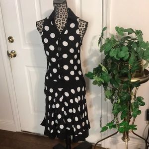 Polka dot Dress.     Size Large (junior)